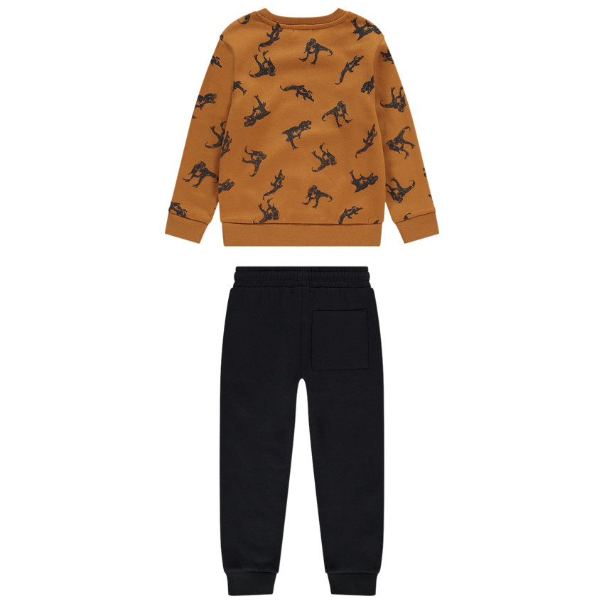 Conjunto de chandal en lana con estampado de dinosaurios para nino