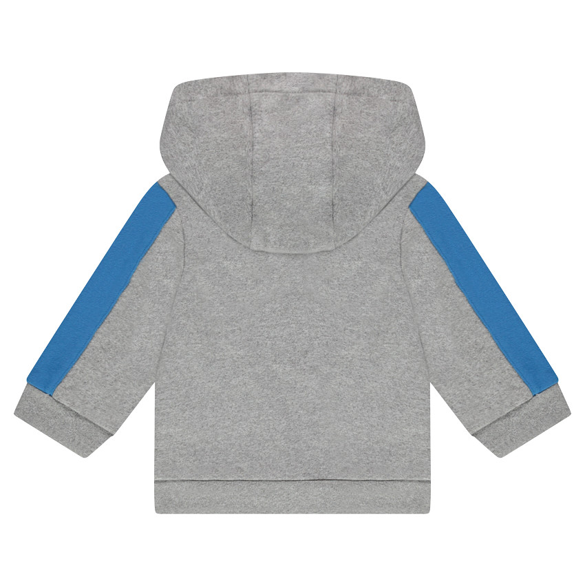 Chaqueta de felpa con capucha y bolsillos con forma de panda 