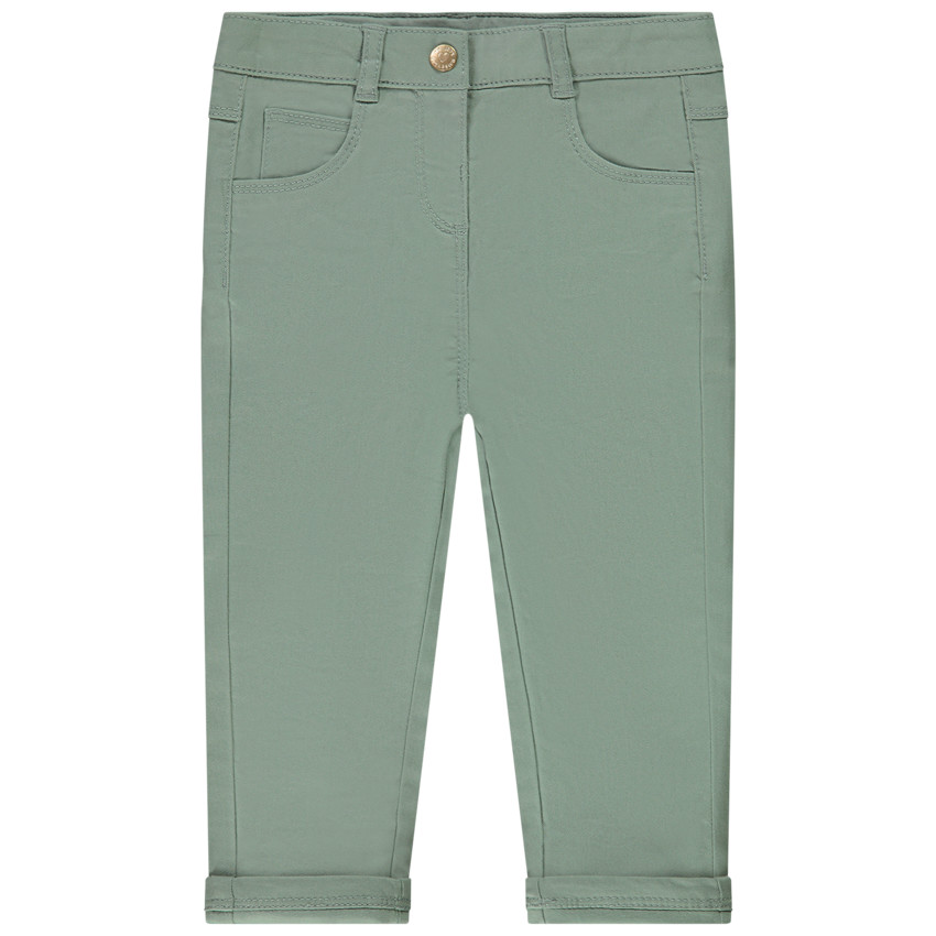 Pantalón slim con forro de jersey para bebé niña 