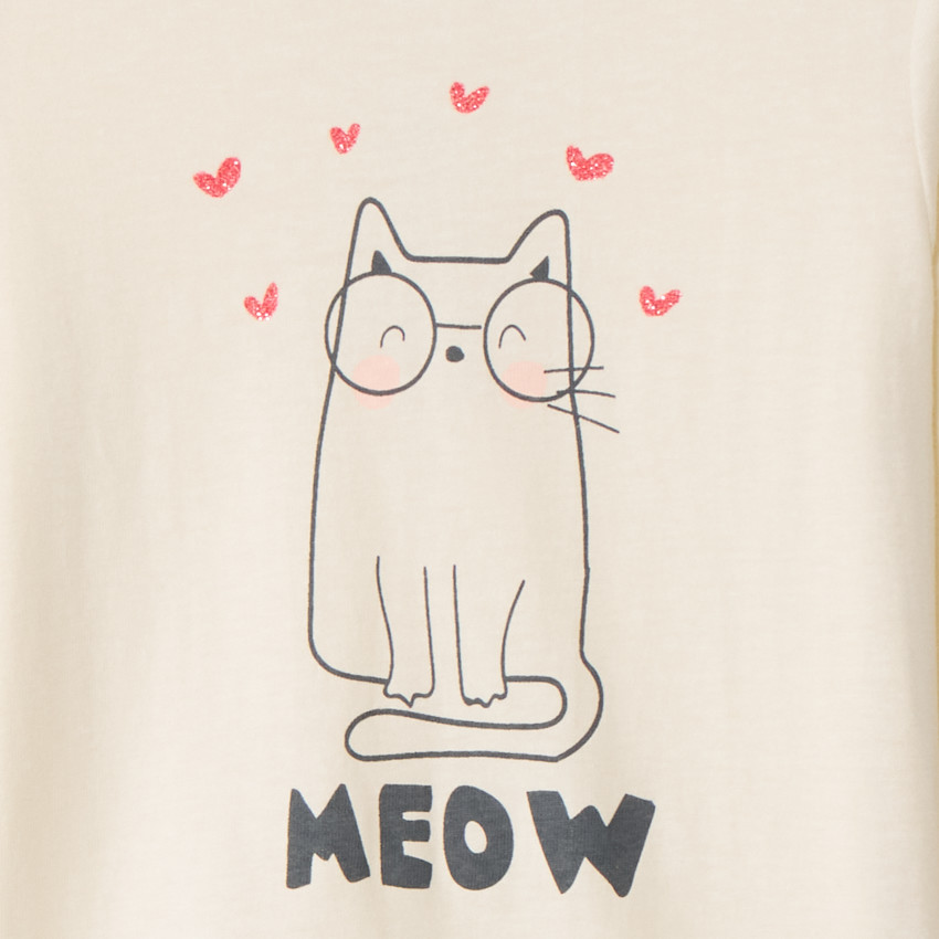 Camiseta de manga larga estampada para bebé niña 