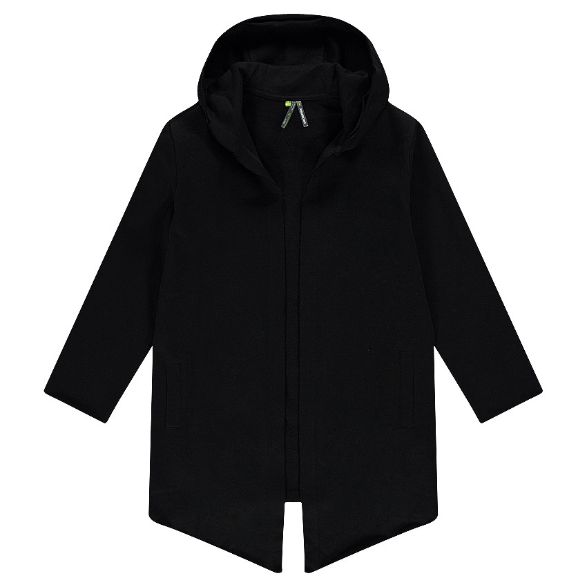 Júnior - Chaqueta larga con capucha de muletón 