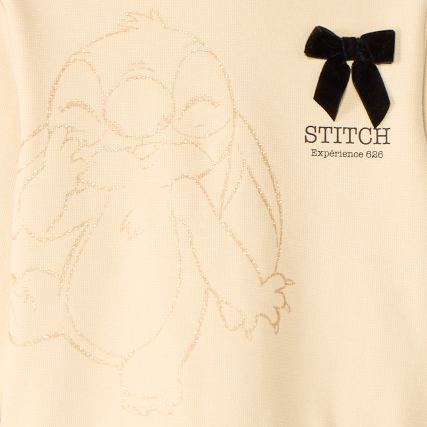 Conjunto de niña con sudadera con capucha y leggings Stitch de Disney 