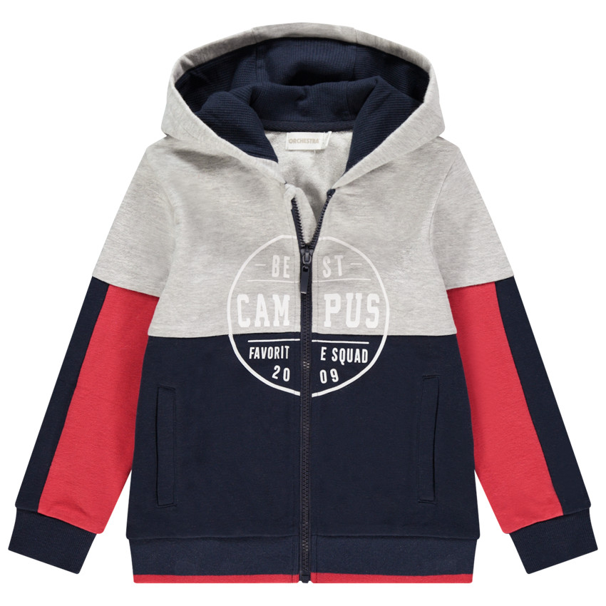 Sudadera de felpa con capucha print texto  Additional Sudadera de felpa con capucha print texto