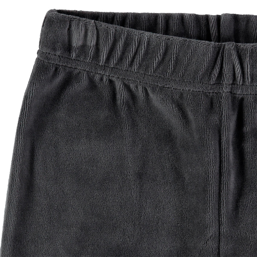 Pijama de terciopelo bicolor con princesa estampada 