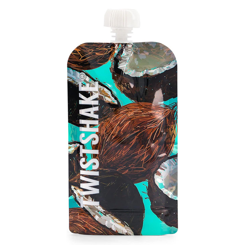 Set de 5 gourdes réutilisables 220 ml - Fruits  