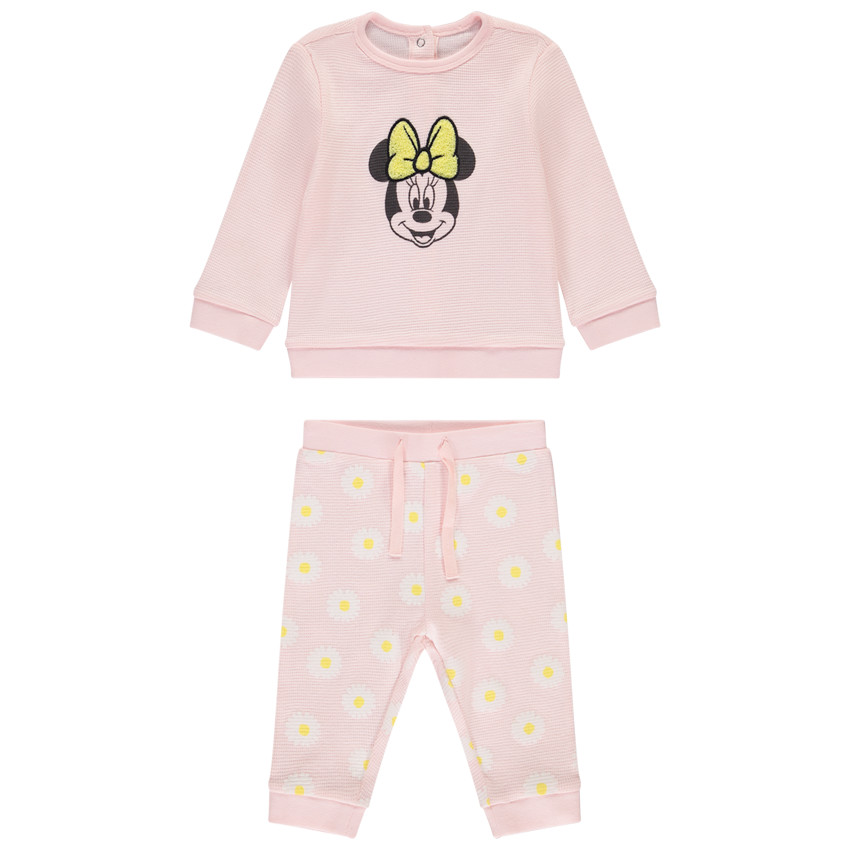 Conjunto de chándal de punto de abeja Minnie Disney para bebé niña  Additional Conjunto de chándal de punto de abeja Minnie Disney para bebé niña