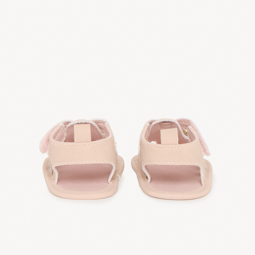 Sandalias suaves con velcro Marguerite para bebé niña 