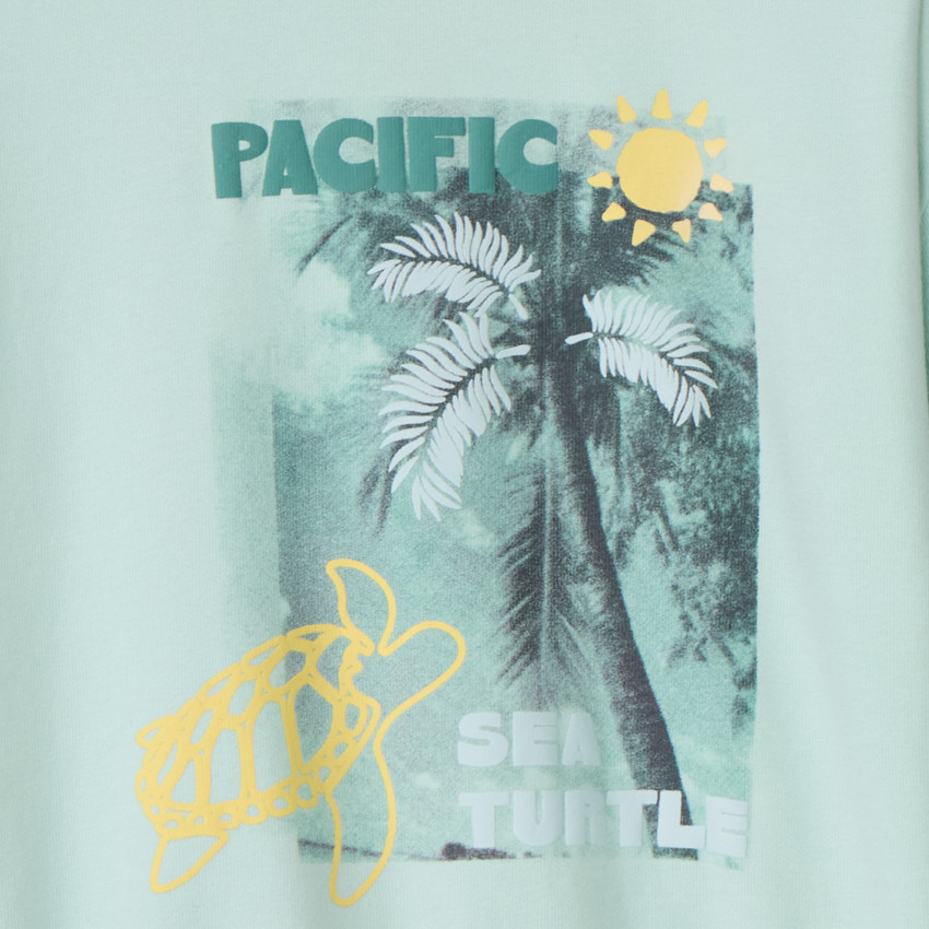 Sudadera de felpa oversize con fotoprint para bebé niño 