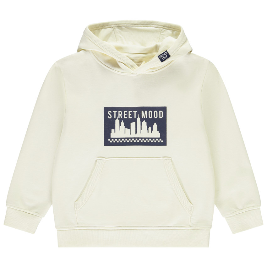 Sudadera con capucha y bolsillo print Nueva York para niño 