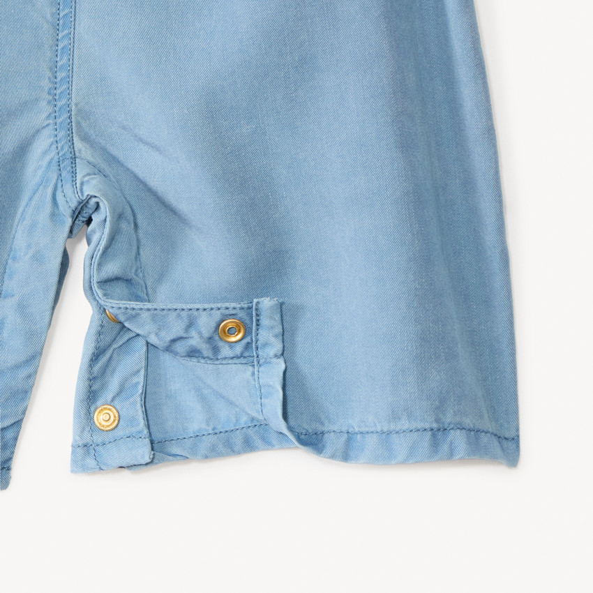 Pantalón corto con volantes + cinturón de fantasía para niña bebé 