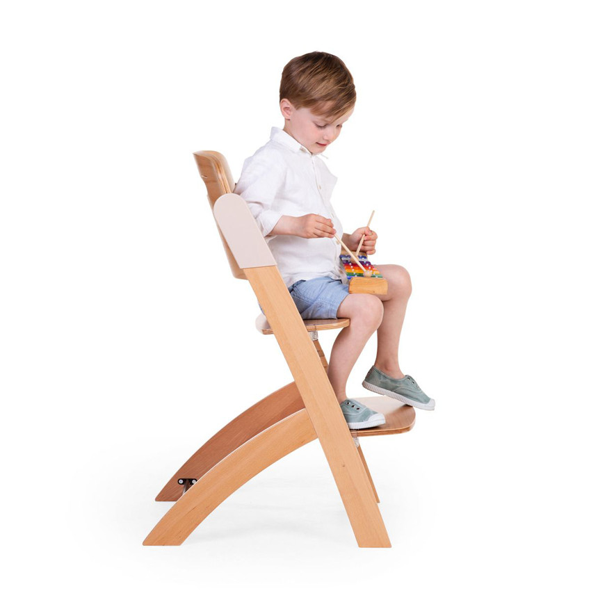 Trona evolutiva Evosit color madera natural/beige 