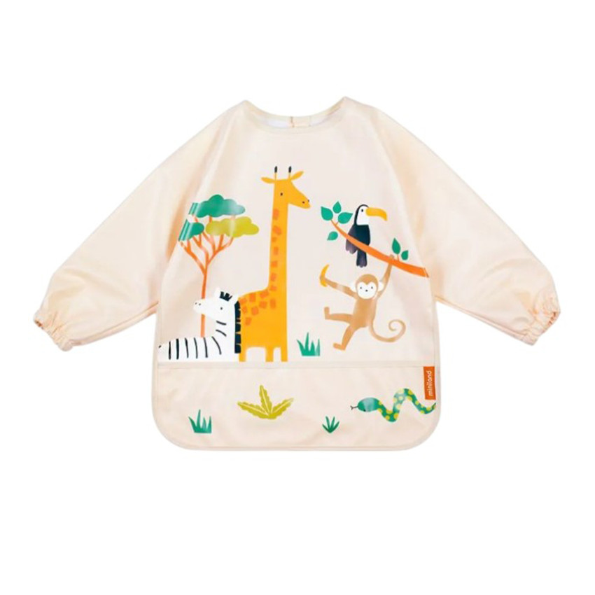Babero con mangas Jungle 