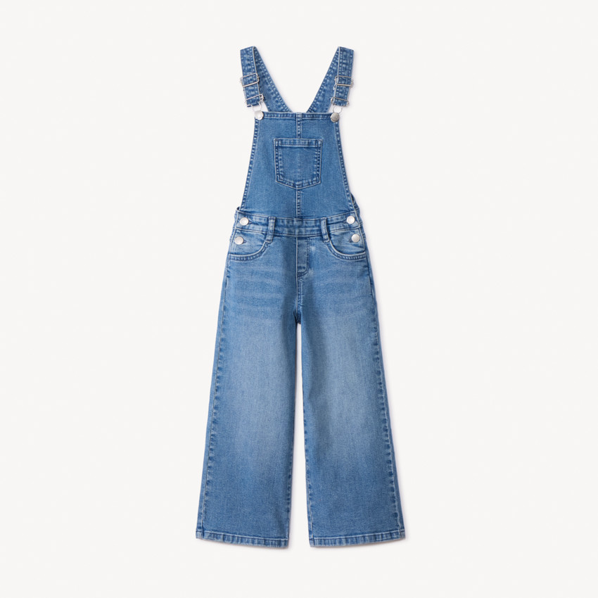 Mono largo de denim para niña 
