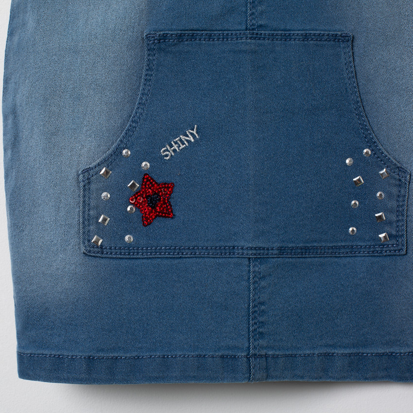 Pichi vaquero detalles con lentejuelas  Additional Pichi vaquero detalles con lentejuelas