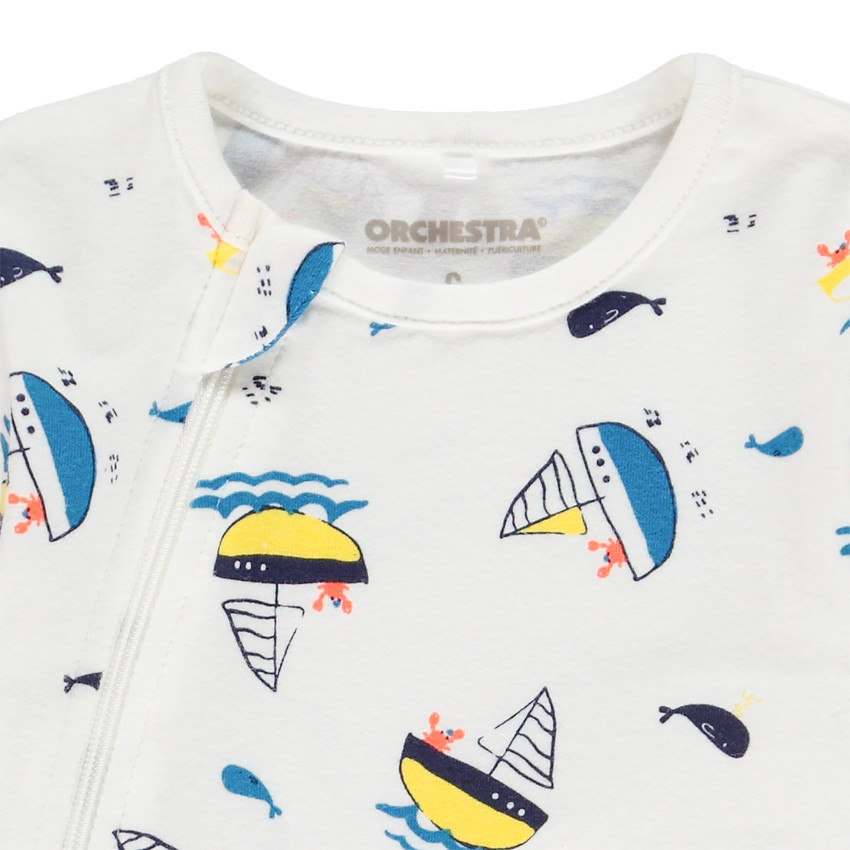 Pelele estampado barcos 