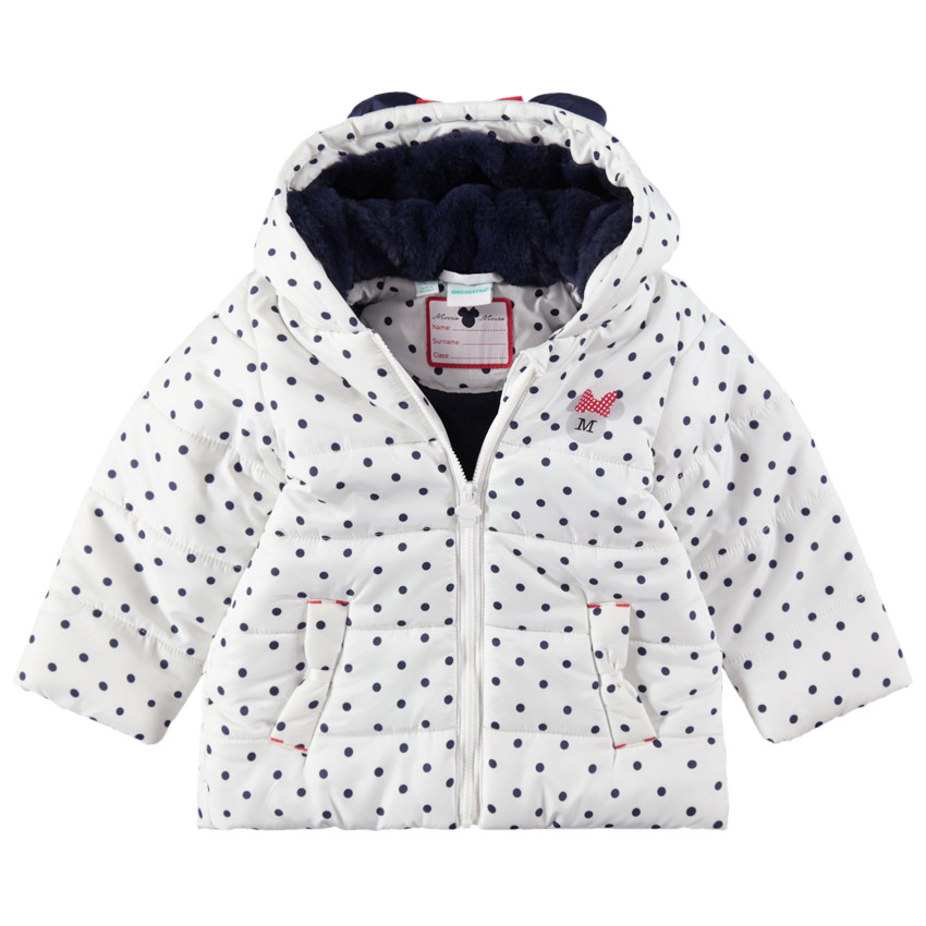 Anorak con lunares y forro de borreguillo con orejas de relieve de Minnie ©Disney   Additional Anorak con lunares y forro de borreguillo con orejas de relieve de Minnie ©Disney