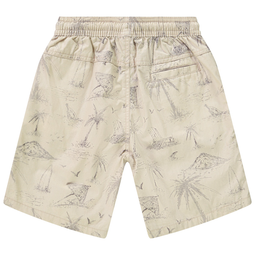 Bermudas de algodón estampadas para niño. 
