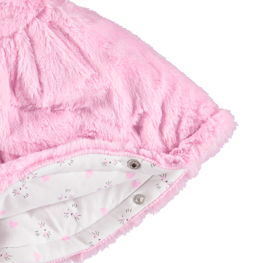 Capa con capucha de borreguillo con forro de punto   Additional Capa con capucha de borreguillo con forro de punto