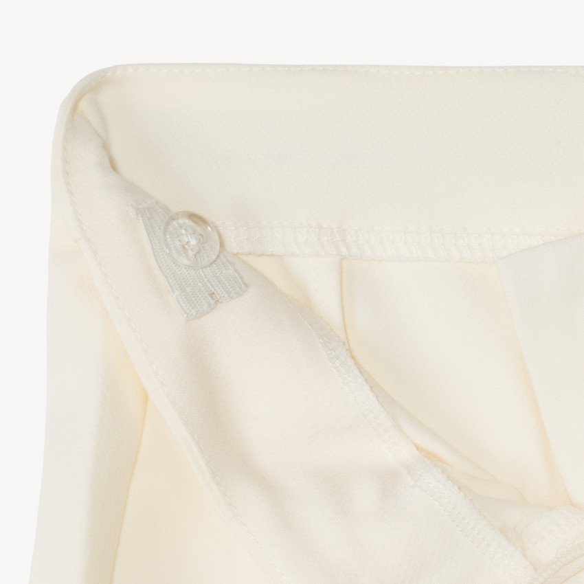 Pantalón amplio con pinzas uni para niña 