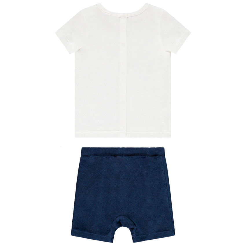 Conjunto corto estilo marinero para bebé niño 