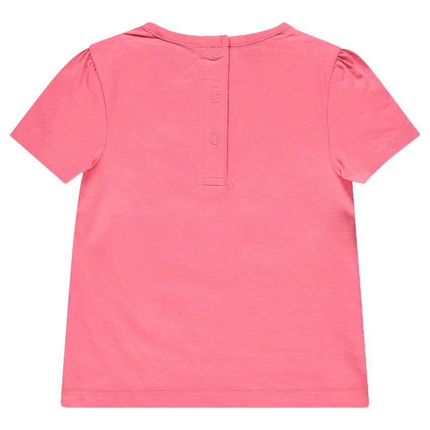 Camiseta manga corta estampado fantasía 