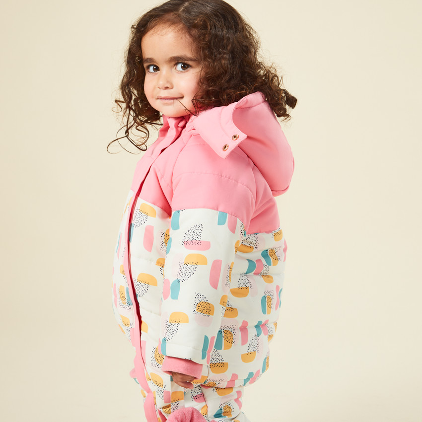 Buzo de esquí estampado arty y forrado para niña bebé  Additional Buzo de esquí estampado arty y forrado para niña bebé