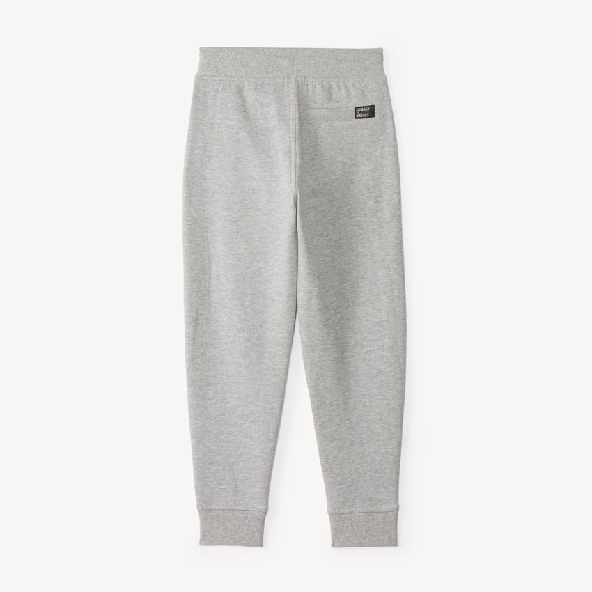 Pantalón de chándal liso de felpa para niño 