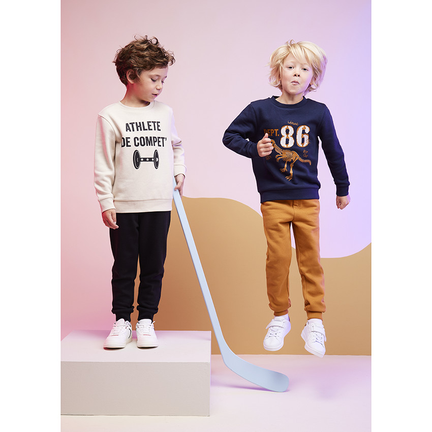 Conjunto de chándal de 2 piezas con estampado de T-rex para niño 