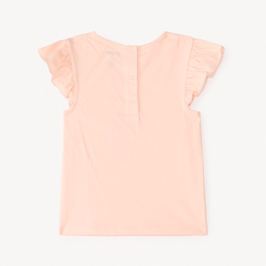 Conjunto de pijama de 2 piezas con camiseta + pantalones cortos para niña bebé 