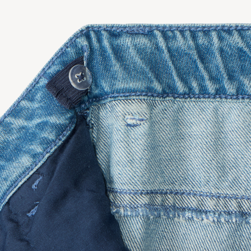 Bermudas skater de denim para niño 