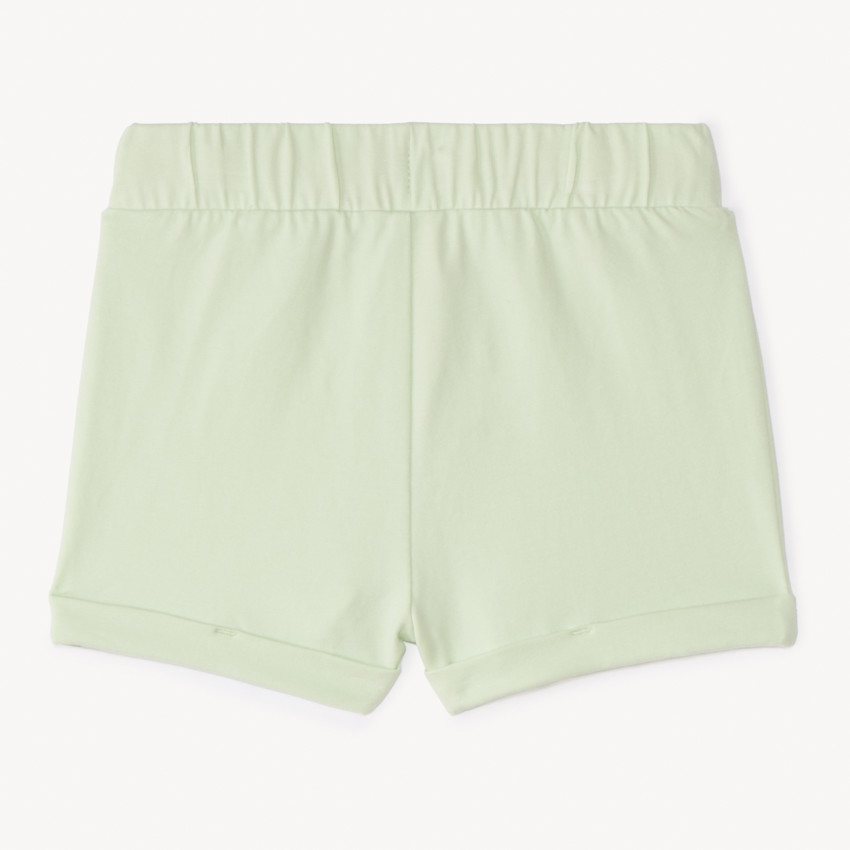 Short de jersey en couleur unie pour bébé fille 