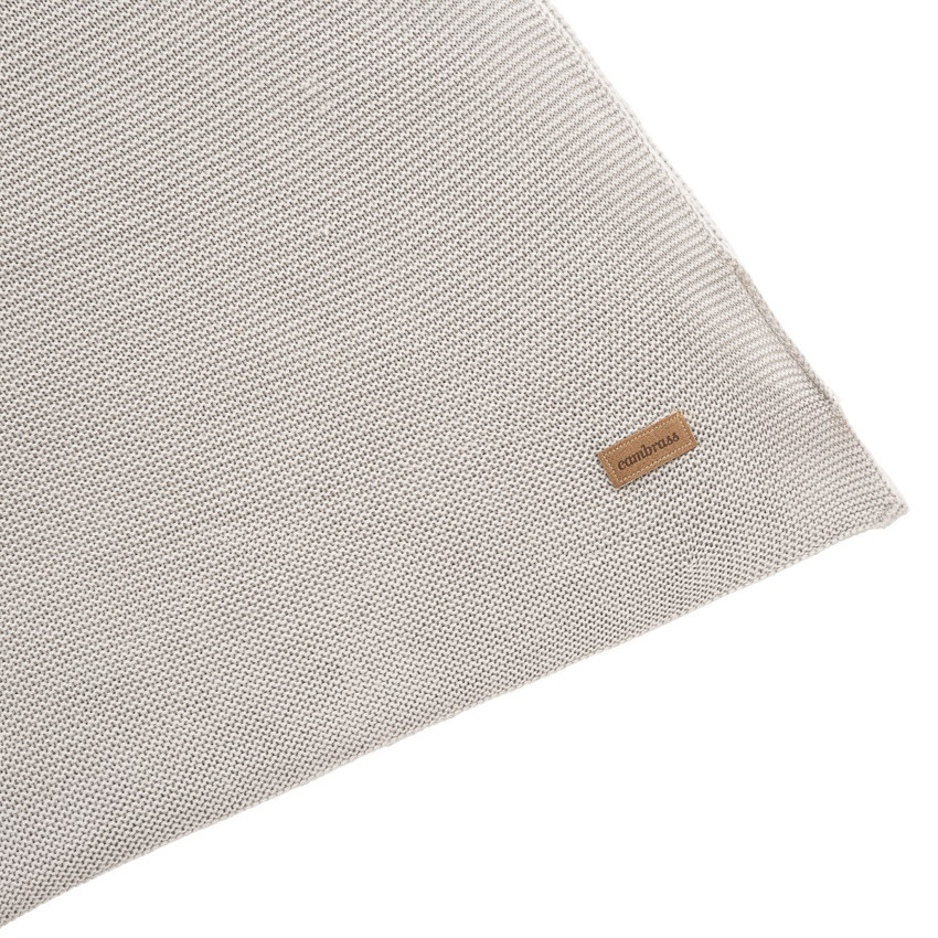 MANTA PUNTO BAMBOO 80x100x1 CM PLAIN GG5 GRIS 