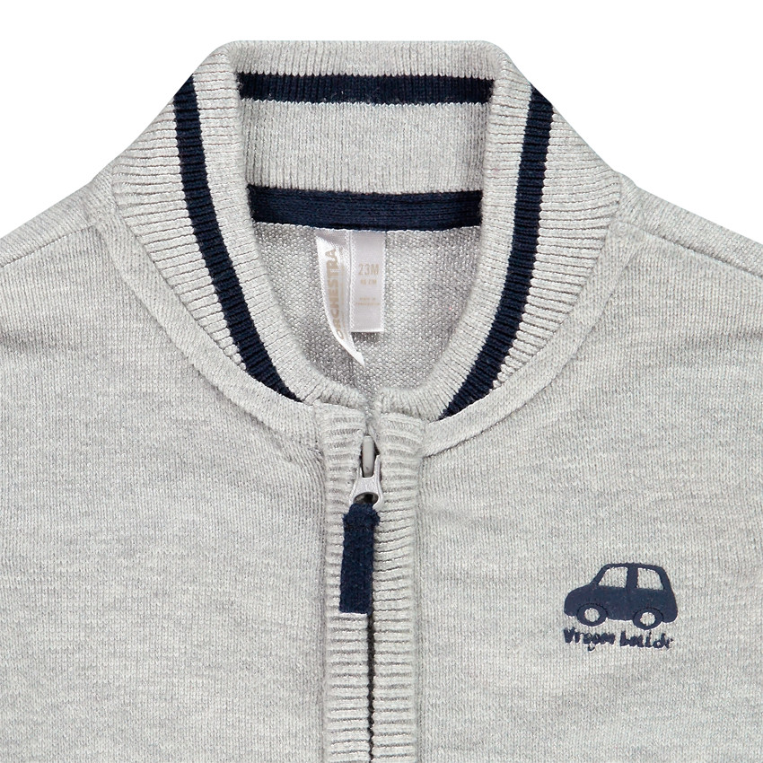 Chaqueta de punto rayas 