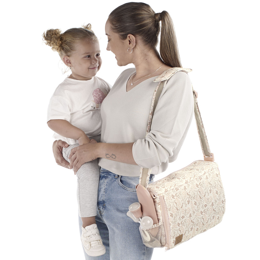 Asiento elevador 2 en 1 - Rosa palo 