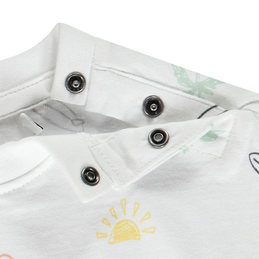 Camiseta sin mangas corte holgado con estampado fantasía para bebé niño 