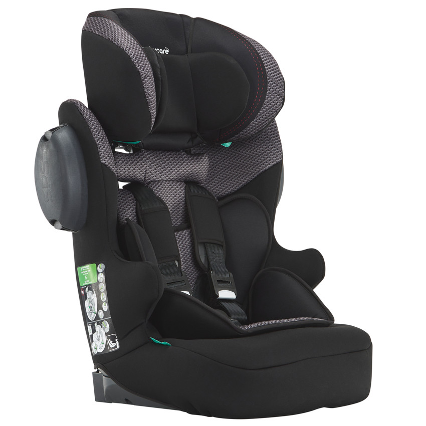 Asiento de coche i-Size Grupo 1/2/3 Safe Belt 76-140 cm negro 
