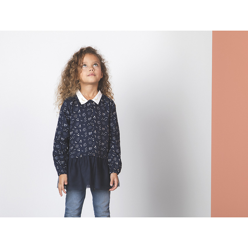 Túnica manga larga efecto 2 en 1  Additional Túnica manga larga efecto 2 en 1