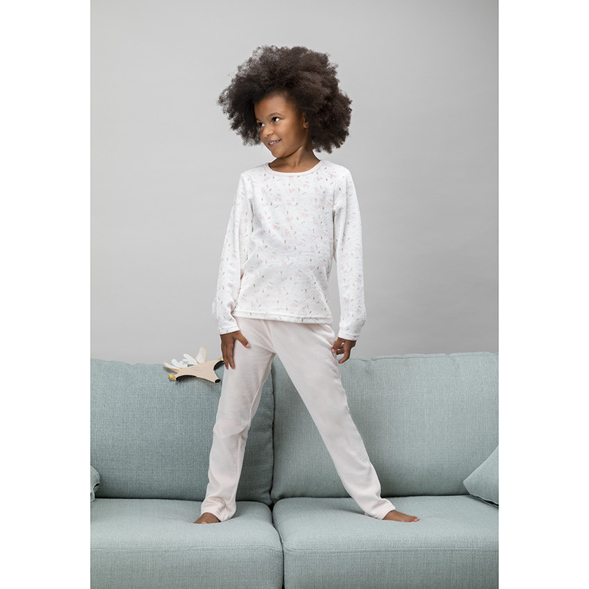 Pijama de terciopelo con antifaz 