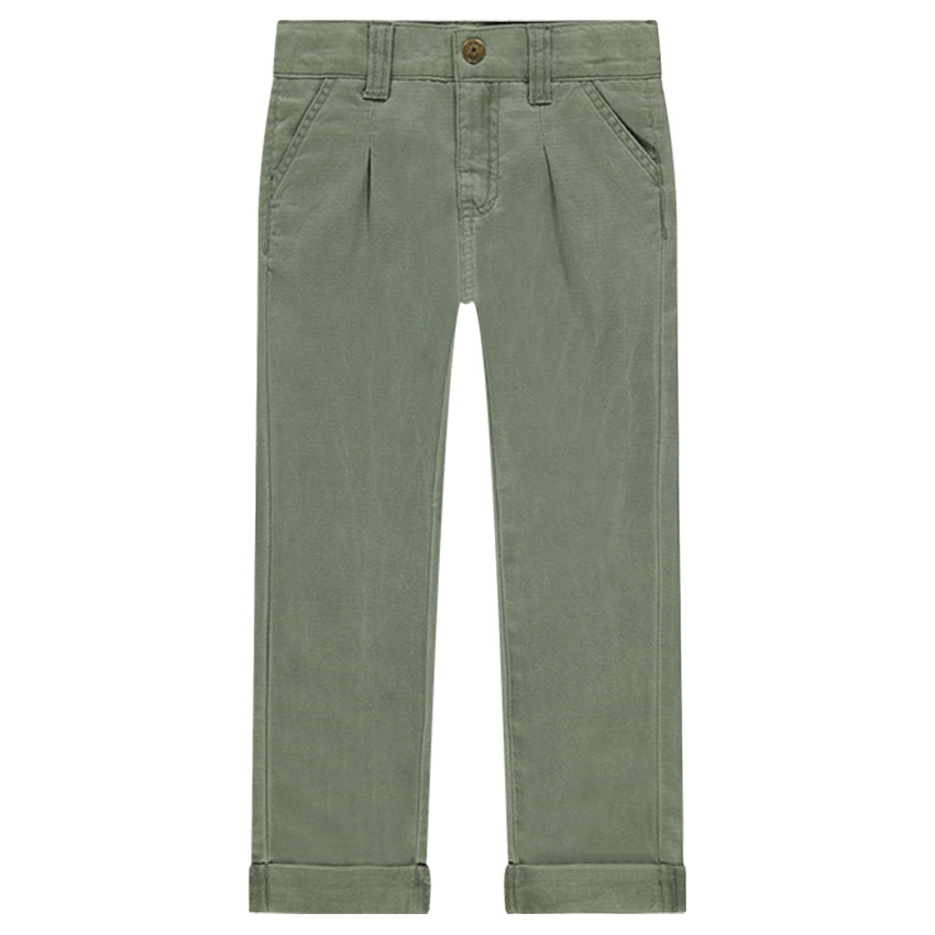 Pantalón de algodón de fantasía con pliegues  Additional Pantalón de algodón de fantasía con pliegues