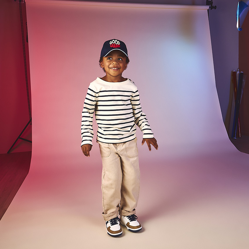 Pantalones balloon con bolsillos para niño 