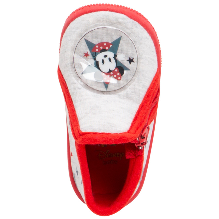 Pantuflas de jersey con parche de Minnie Disney plastificado y estampado de estrellas  Additional Pantuflas de jersey con parche de Minnie Disney plastificado y estampado de estrellas