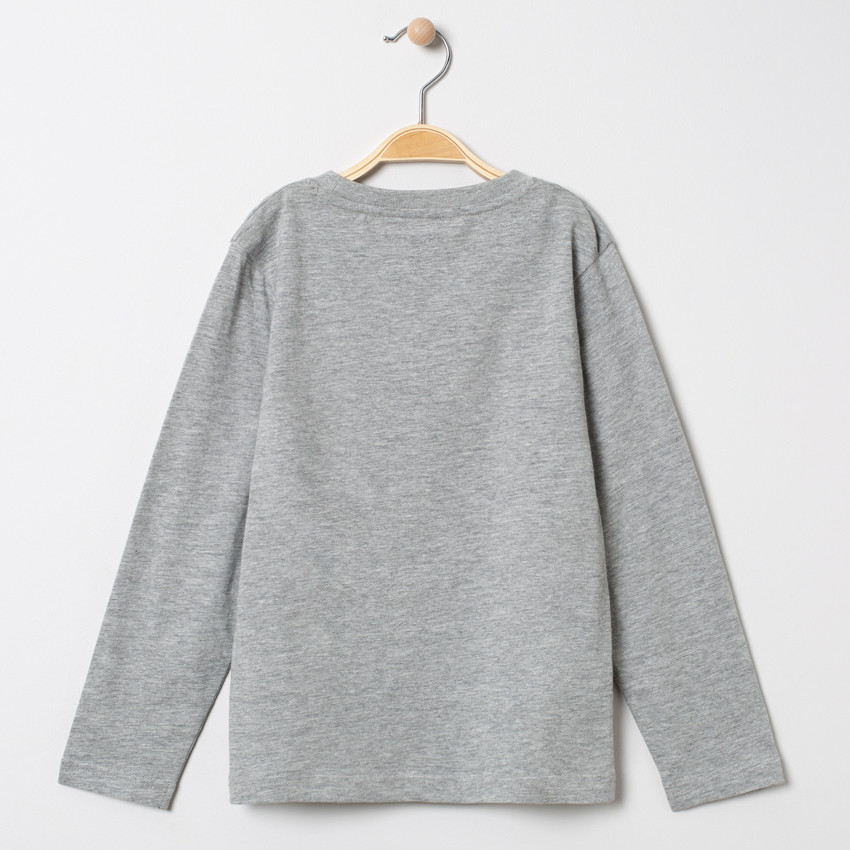 Camiseta de manga larga estampada Dinosaurio  