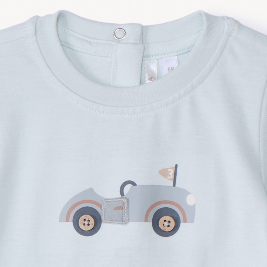 Conjunto de 2 piezas con pantalones cortos para bebé niño 