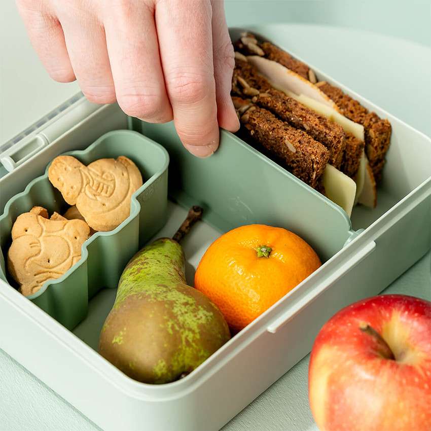 Lunchbox con separador Playground verde 