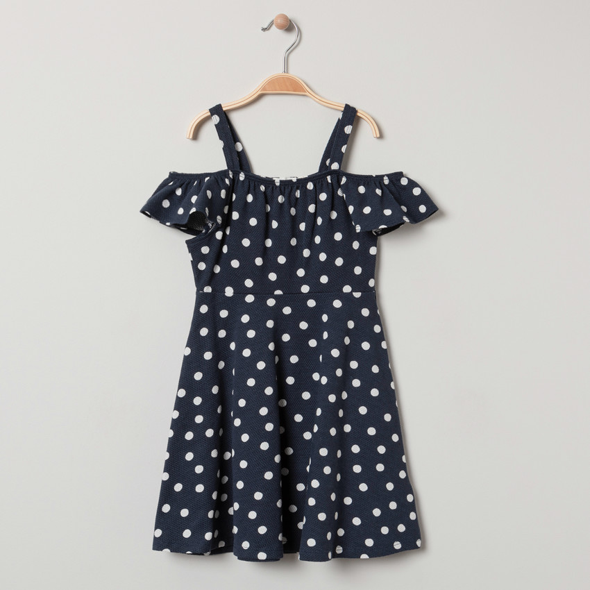 Vestido tirantes estampado lunares  Additional Vestido tirantes estampado lunares