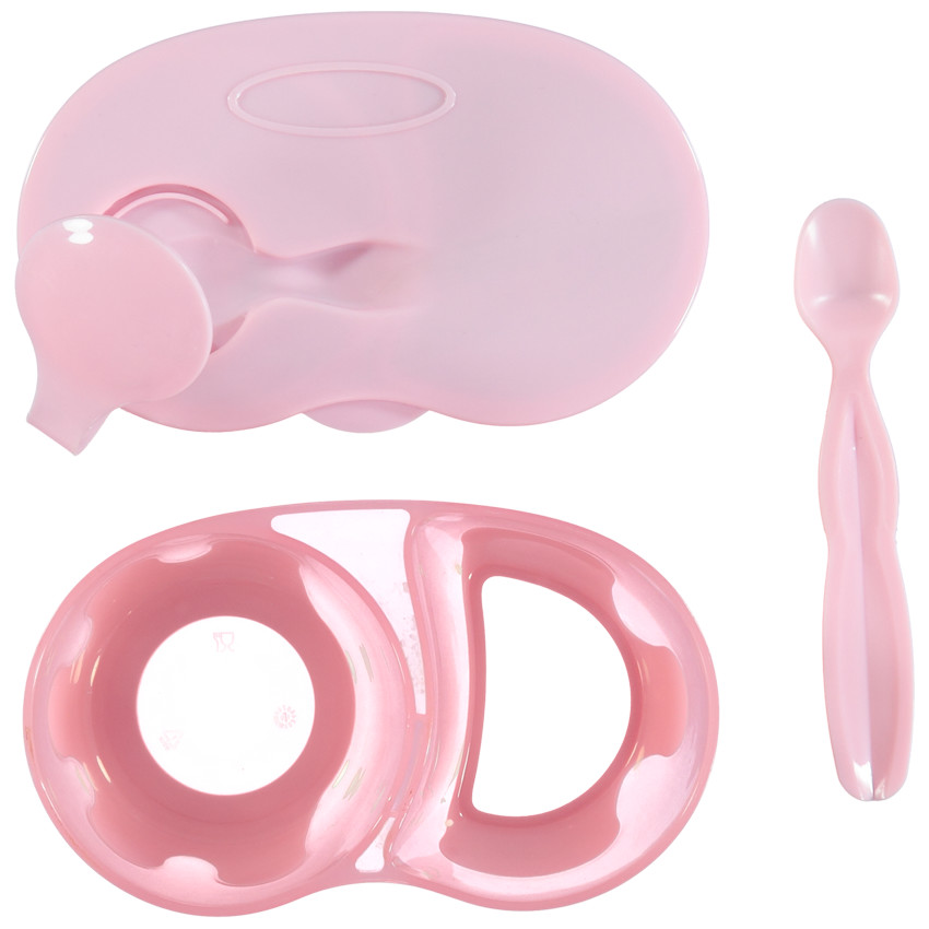 Fiambrera + cuchara Mix'N'Match - Rosa 