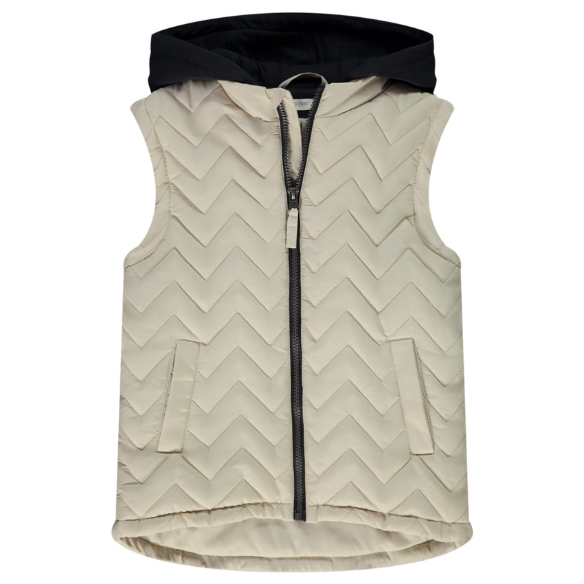 Doudoune sin mangas acolchada con capucha para niño 