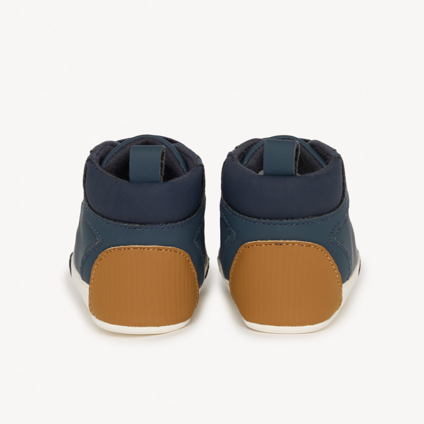 Botines suaves con cordones elásticos para bebé niño 