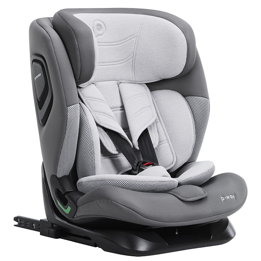 Silla de auto Isofix y i-Size 76-150 cm P-Way gris  Additional Silla de auto Isofix y i-Size 76-150 cm P-Way gris