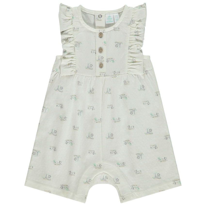 Mono de punto pointel estampado Marie Disney para bebé niña  Additional Mono de punto pointel estampado Marie Disney para bebé niña